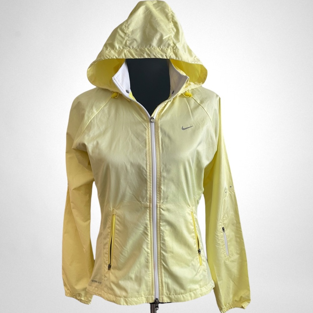 Nike Windbreaker Yellow Jacket Size S